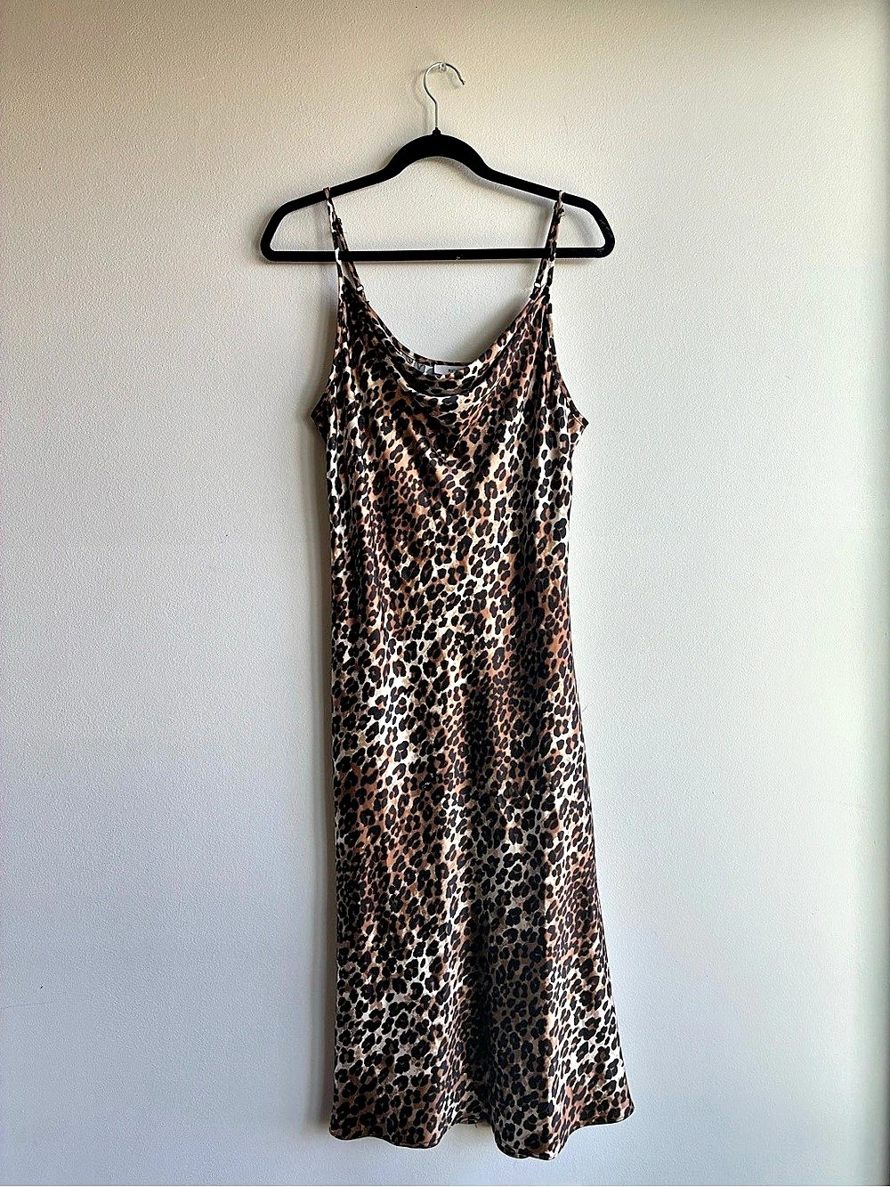 Animal Print Maxi Slip Dress